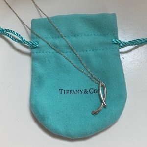 Tiffany & Co initial necklace